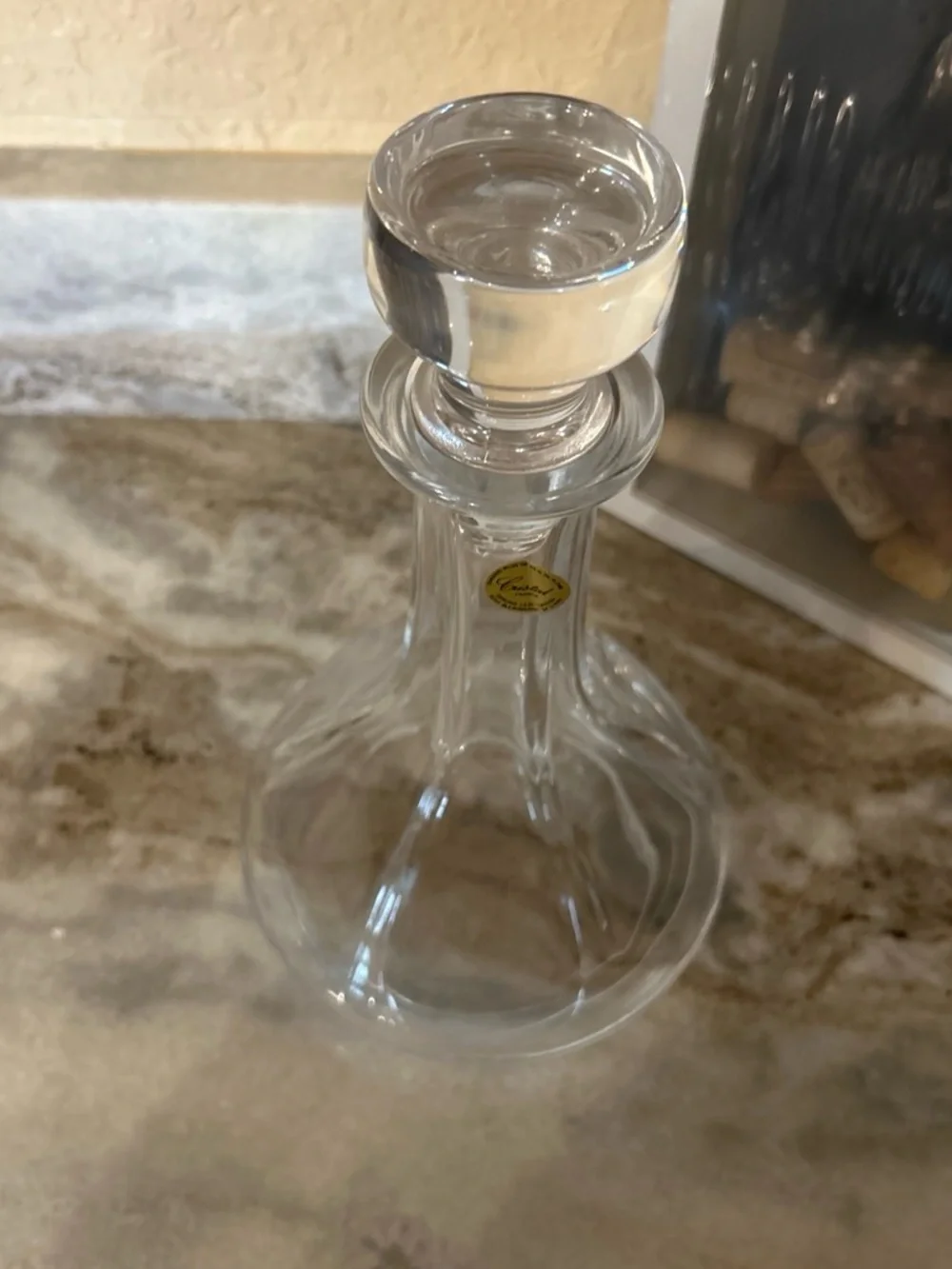 Clear Glass Decanter with Stopper - Home Accents
